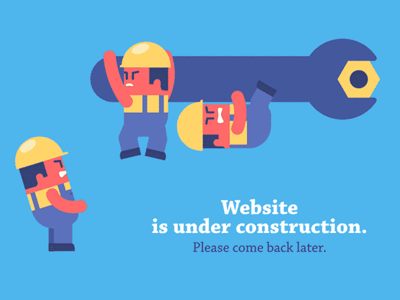 website under construction